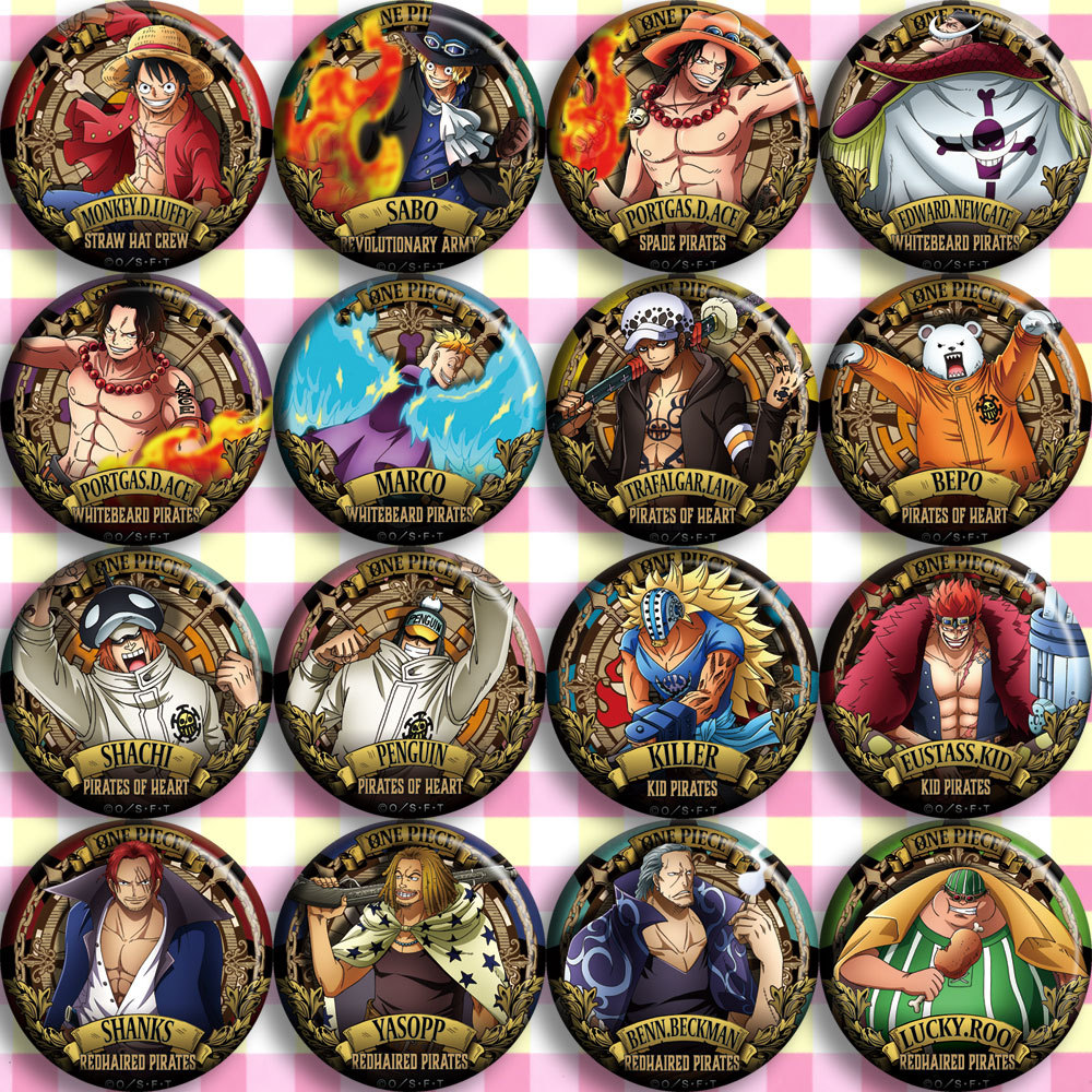 Anime Merchandise In Japanese - ONEPIECE أنيمي شارة C نمط لوفي