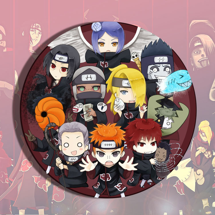 Anime Merchandise Keychain - شارة أنمي ناروتو ساسكي إيتاتشي مادارا
