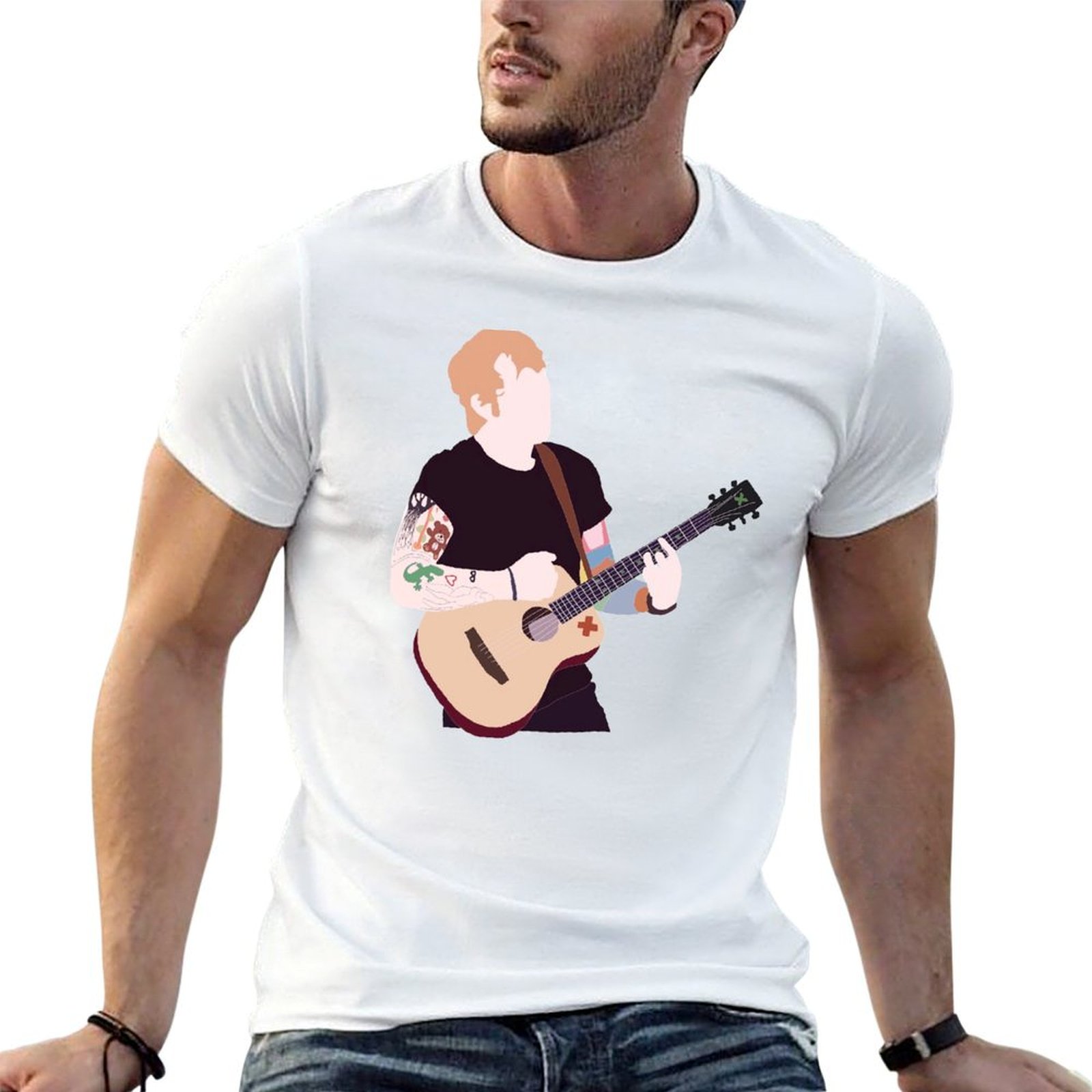 Anime Merchandise T-Shirts - البضائع الرسمية من إد شيران، تي