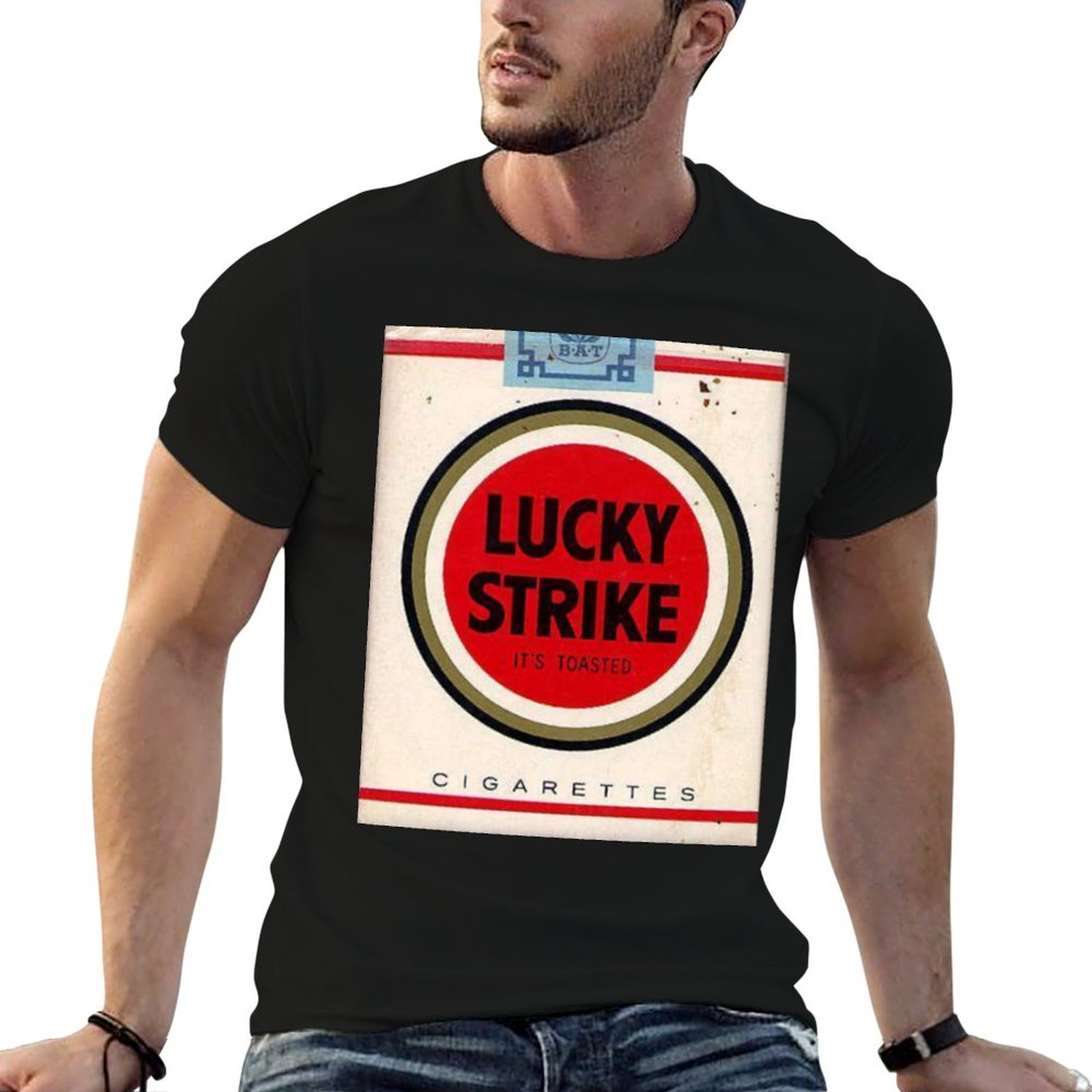 Anime Merchandise T-Shirts - الأكثر مبيعًا: تي شيرت Lucky Strike