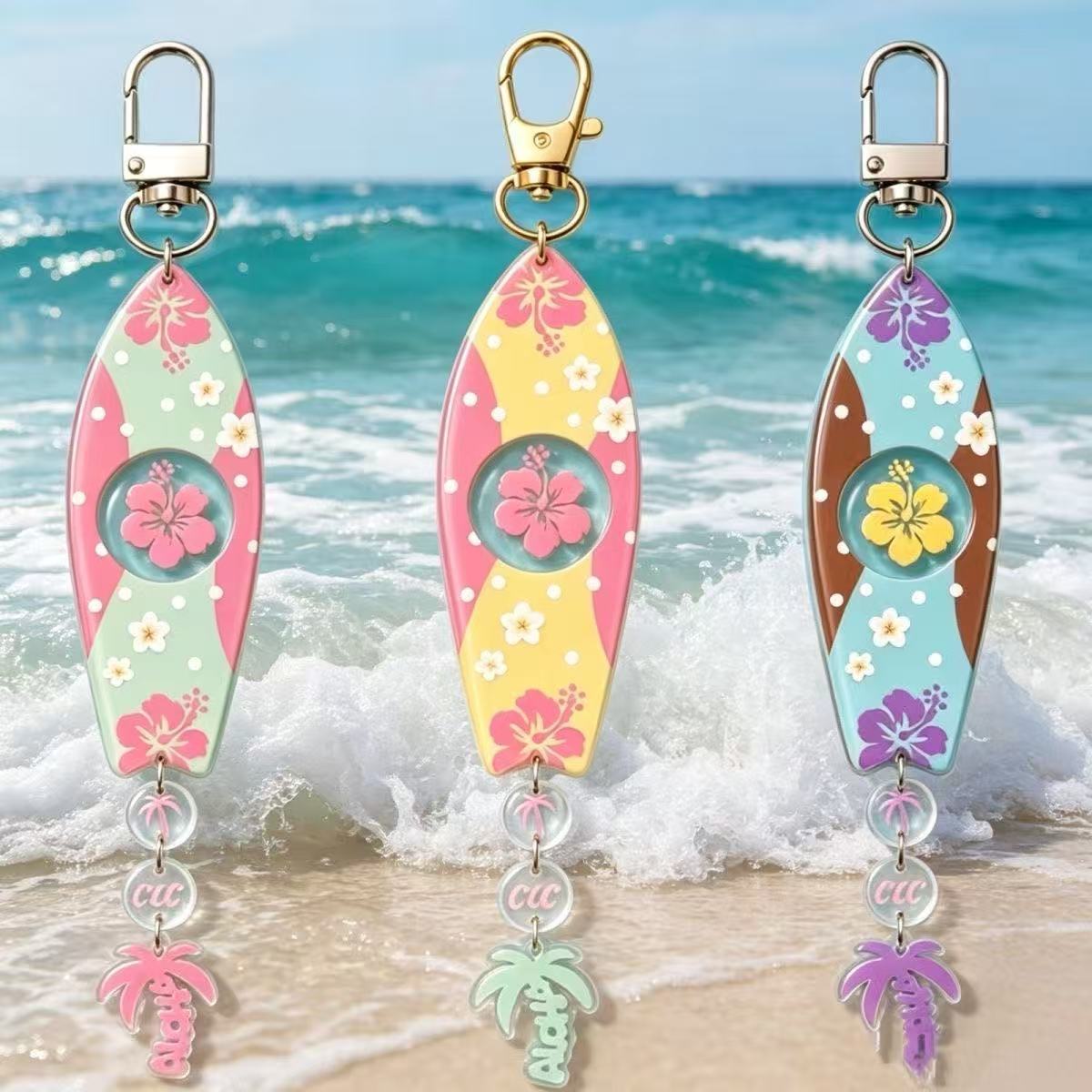 Anime Merchandise Keychain - مجموعة سلاسل مفاتيح أكريليك على شكل