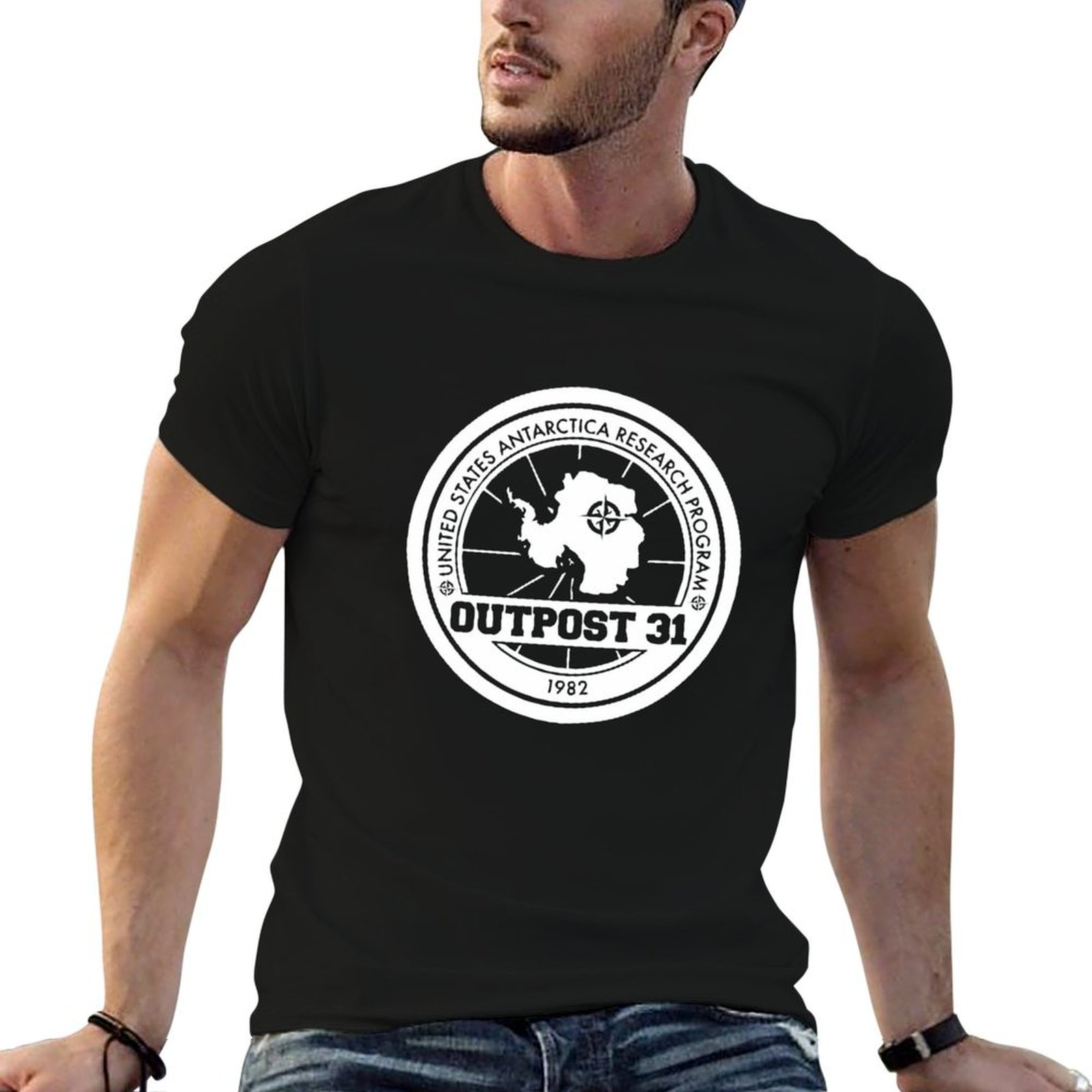 Anime Merchandise T-Shirts - تي شيرت Outpost 31 Logo MERCHANDISE