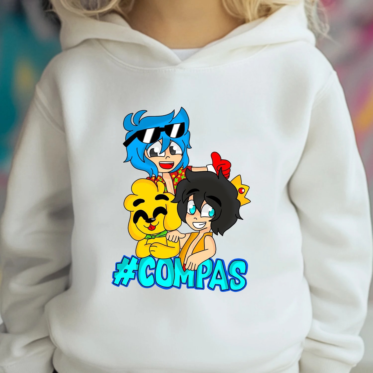 Anime Merchandise For Kids - هودي للأطفال بتصميم أنمي - سترة