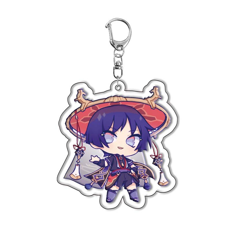 سلسلة مفاتيح أكريليك لشخصيات ج - مراجعة Anime Merchandise Keychain وسعره