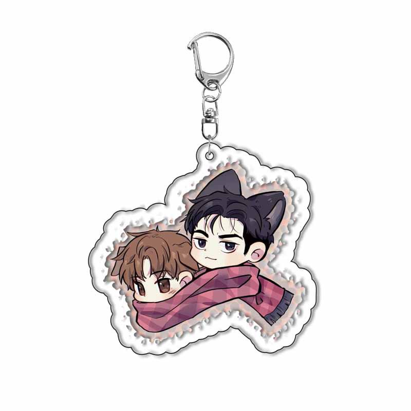 سلسلة مفاتيح أكريليك بتصميم شخ - مراجعة Anime Merchandise Keychain وسعره