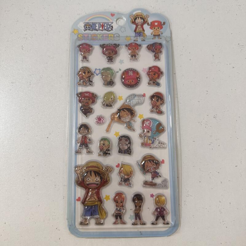 ملصقات كرتونية ثلاثية الأبعاد  - مراجعة Anime One Piece Merchandise وسعره